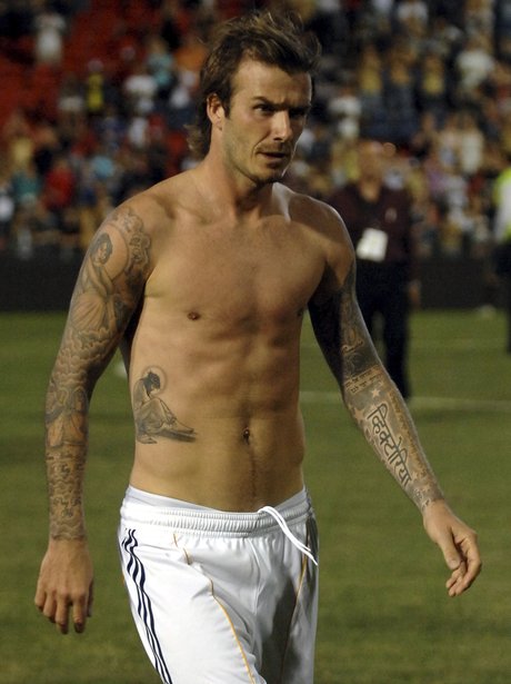 David Beckham in his pants