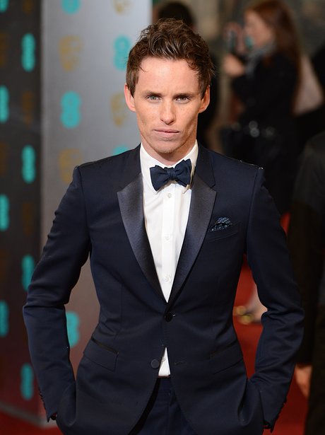 Eddie Redmayne with red hair