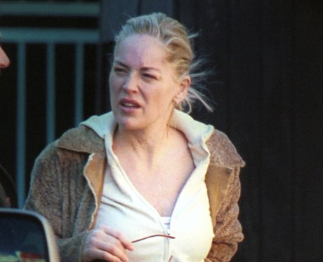 sharon stone without makeup