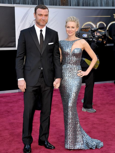 Liev Schreiber and Naomi Watts at the Oscars 2013