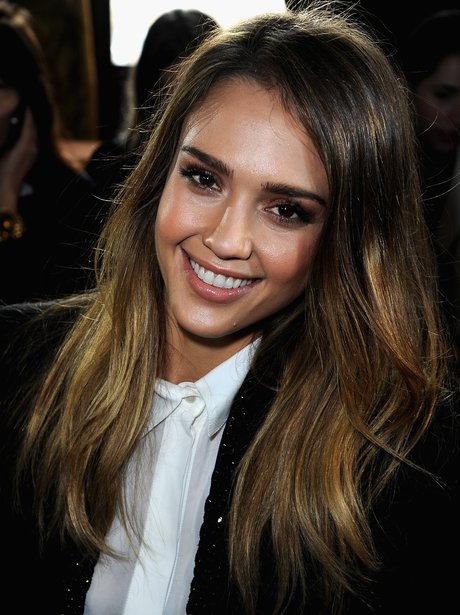 Jessica Alba Paris Fashion Week 2013