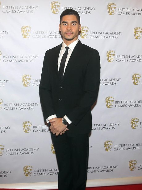 Louis Smith on the red carpet