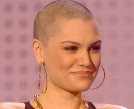 jessie j with a shaved head