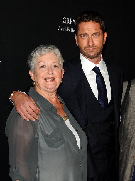 Gerard Butler and his mum - Celebrity Photos Of The Day - Heart