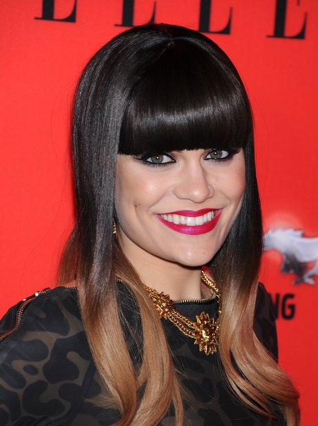 Jessie J With Fringe - Celebrity Hair: Fringe Benefits? - Heart