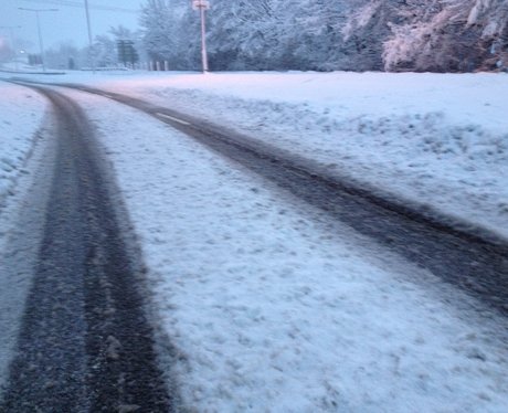 Wrexham snow