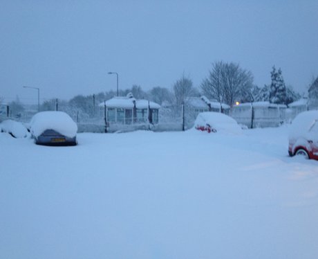 Wrexham snow