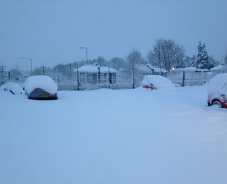 Wrexham snow