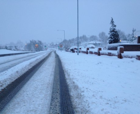 Wrexham snow