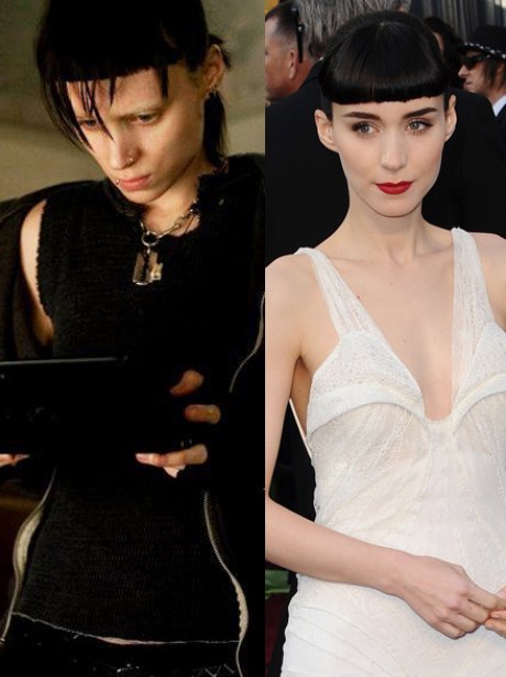 Rooney Mara in the Girl with the dragon tattoo