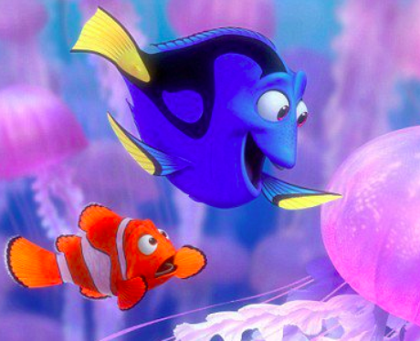 Dory and Marlin playing with the jellyfish - 10 Reasons We're Excited ...