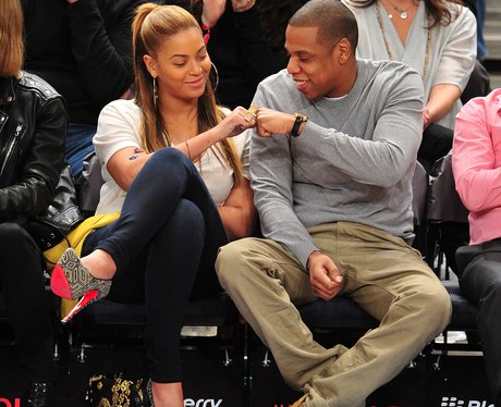  Beyonce and Jay-Z at Madison Square Garden
