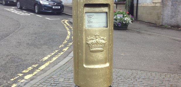 Andy Murray's Golden postbox