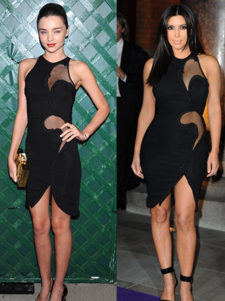 Miranda Kerr and Kim Kardashian