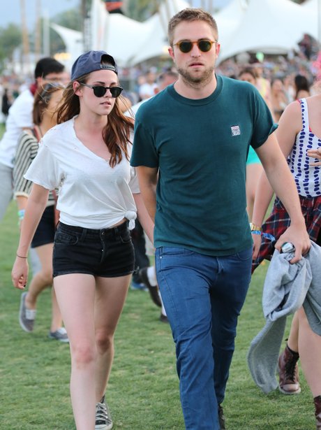Robert Pattinson and Kristen Stewart at Coachella