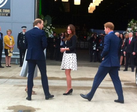 Kate, William & Harry At Hogwarts