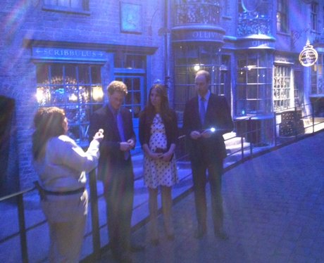 Kate, William & Harry At Hogwarts