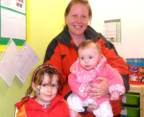Peppa Pig visits Caring Kindergarten in Duston