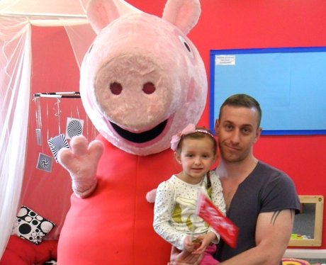 Peppa Pig visits Caring Kindergarten in Duston