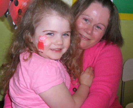 Peppa Pig visits Caring Kindergarten in Duston