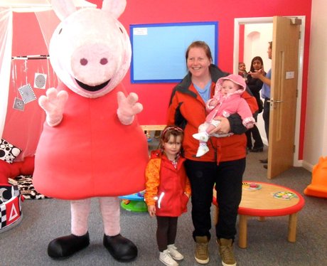 Peppa Pig visits Caring Kindergarten in Duston