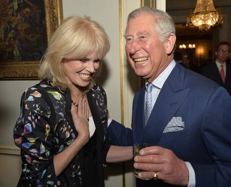 Prince Charles and Joanna Lumley
