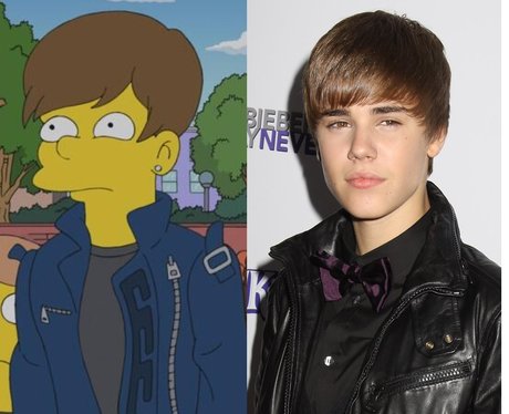justin bieber the simpsons