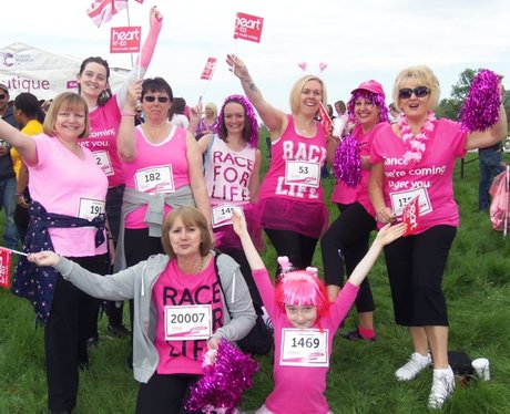 Fancy Dressing Ladies - Heart at Aylesbury Race fo