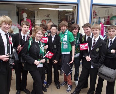 Heart & Yeovil FC Parade