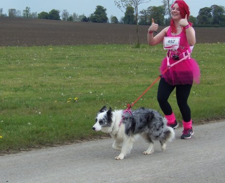 Heart Cheering Zone at Aylesbury Race for Life 19/