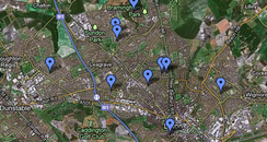 Luton Shootings Map