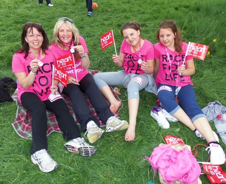 Medal Time - Aylesbury Race for Life 19/05/2013