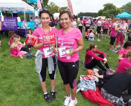 Medal Time - Aylesbury Race for Life 19/05/2013
