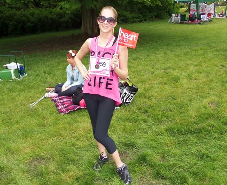 Medal Time - Aylesbury Race for Life 19/05/2013