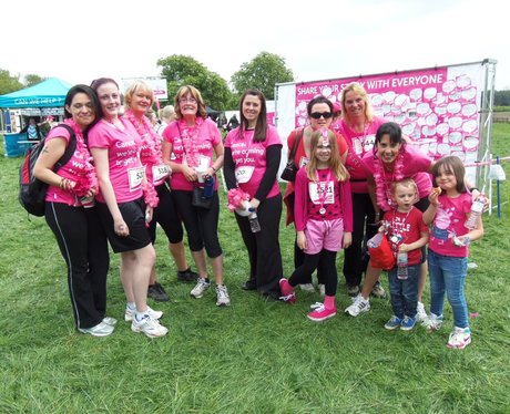 Medal Time - Aylesbury Race for Life 19/05/2013