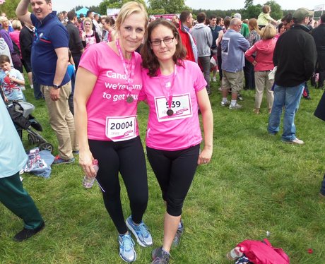 Medal Time - Aylesbury Race for Life 19/05/2013
