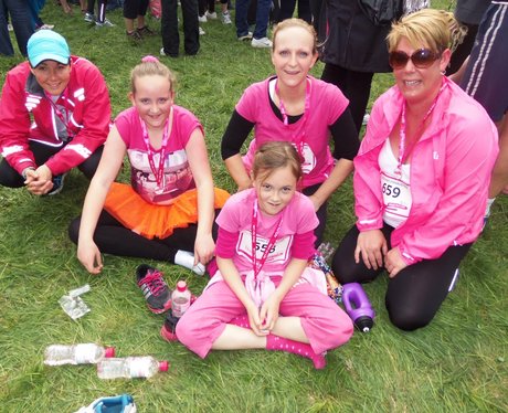 Medal Time - Aylesbury Race for Life 19/05/2013