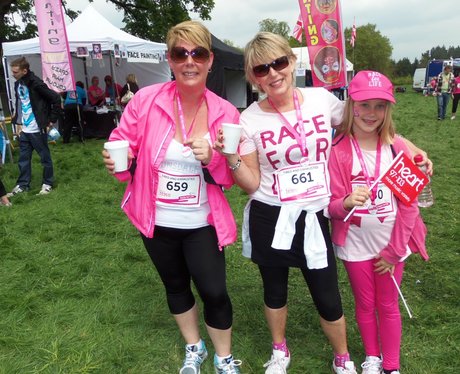 Medal Time - Aylesbury Race for Life 19/05/2013