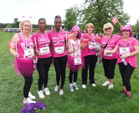 Medal Time - Aylesbury Race for Life 19/05/2013