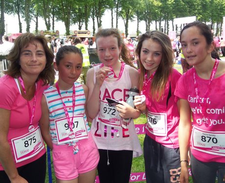 Medal Time - Windsor Race for Life 1/06/2013