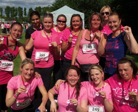 Medal Time - Windsor Race for Life 1/06/2013