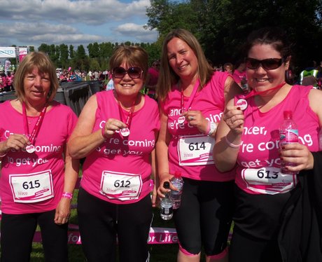 Medal Time - Windsor Race for Life 1/06/2013