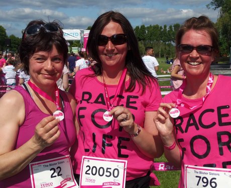 Medal Time - Windsor Race for Life 1/06/2013