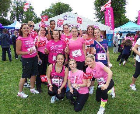 The Pink Ladies - Windsor Race for Life 1/06/2013