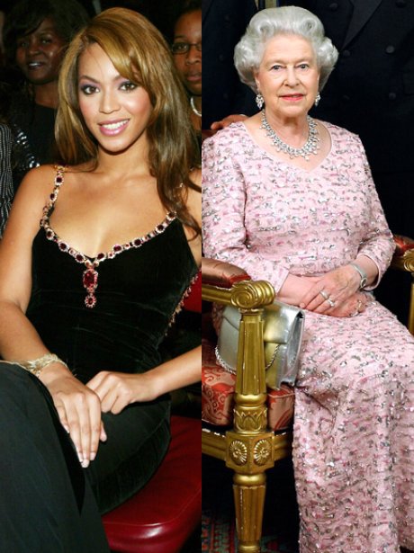 Beyonce and The Queen