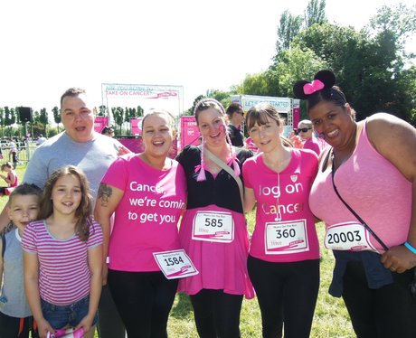 Cheering the Girls - Windsor Race for Life 02/06/2