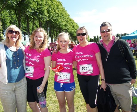 Cheering the Girls - Windsor Race for Life 02/06/2