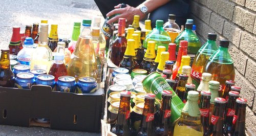 £400 of booze seized from under-age drinkers