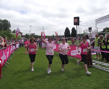 Winchester Race For Life Finish Line