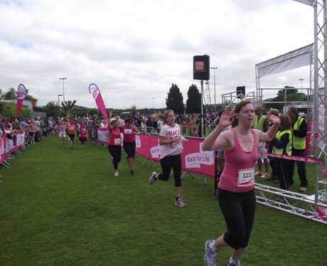 Winchester Race For Life Finish Line